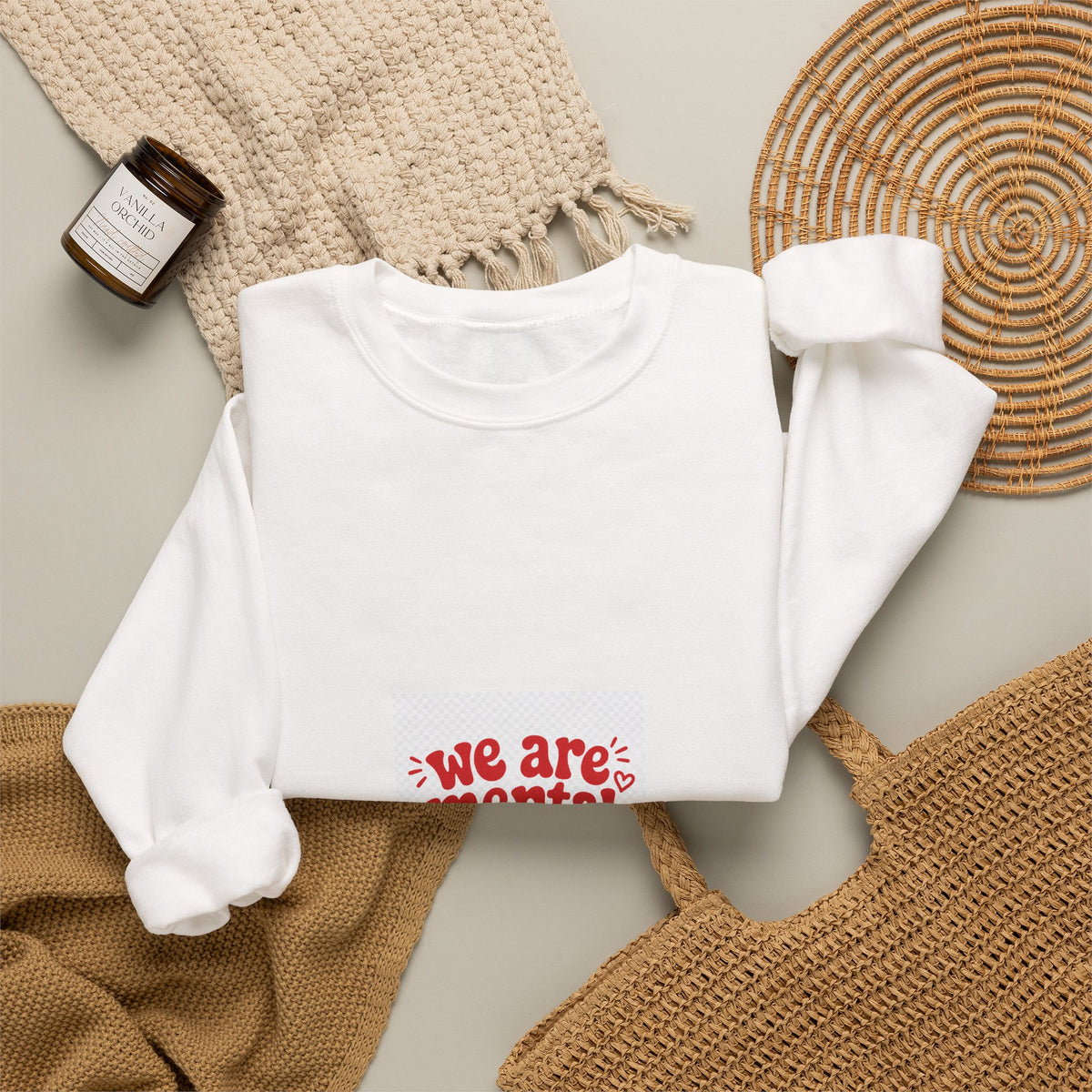 We Are Mental Health Crewneck Sweatshirt
