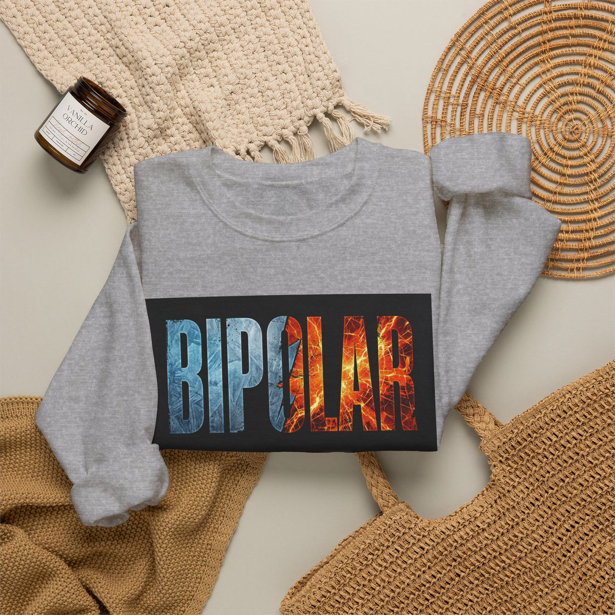 Bipolar Awareness Crewneck Sweatshirt