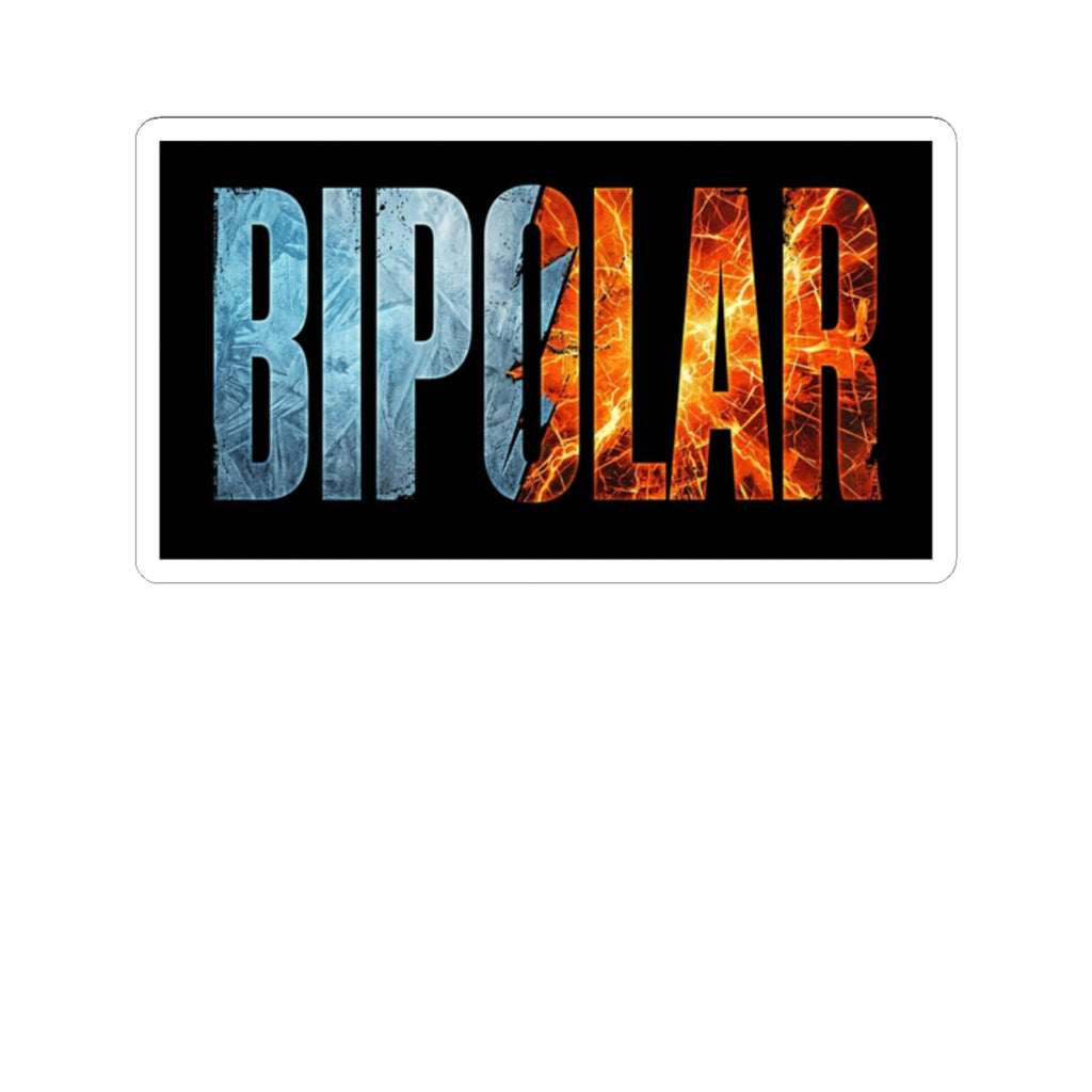 Bipolar Awareness Kiss-Cut Sticker