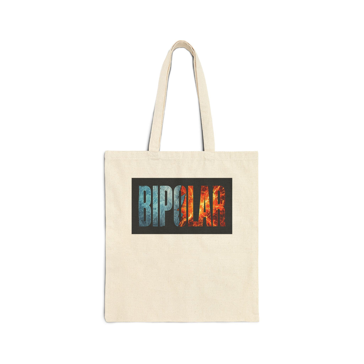 Bipolar Awareness Cotton Canvas Tote Bag