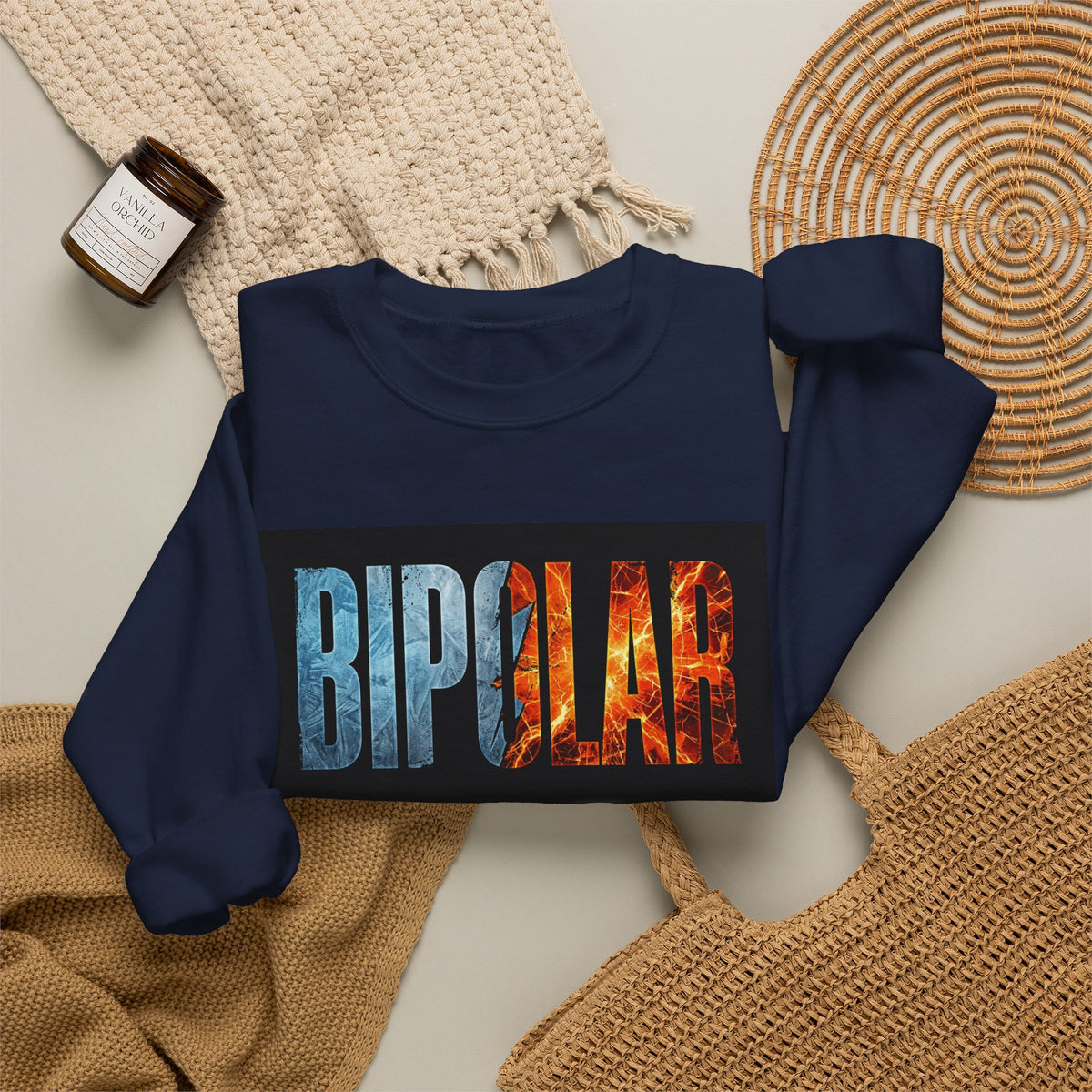 Bipolar Awareness Crewneck Sweatshirt