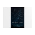 The Sky That Night We Met Constellation Rolled Poster