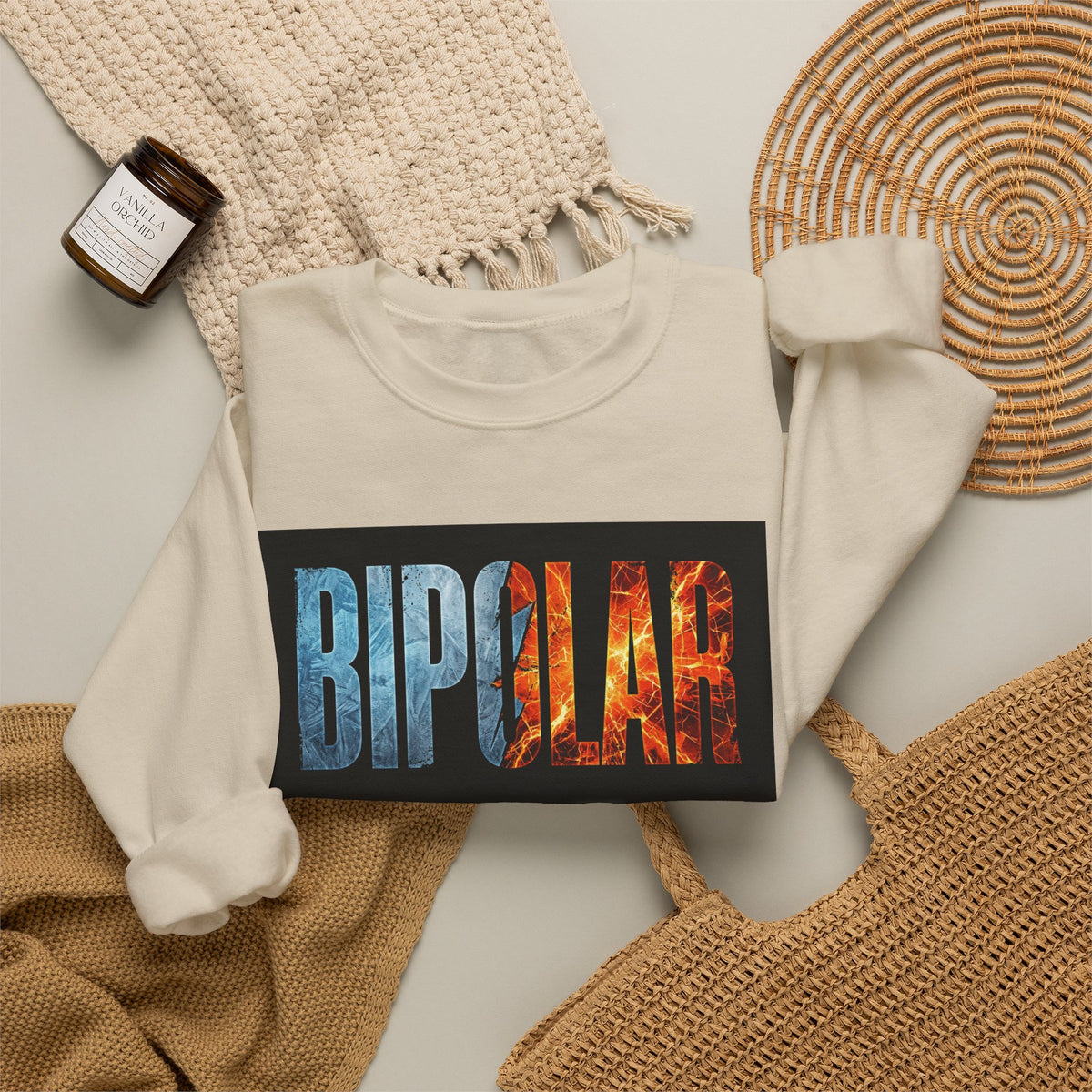 Bipolar Awareness Crewneck Sweatshirt