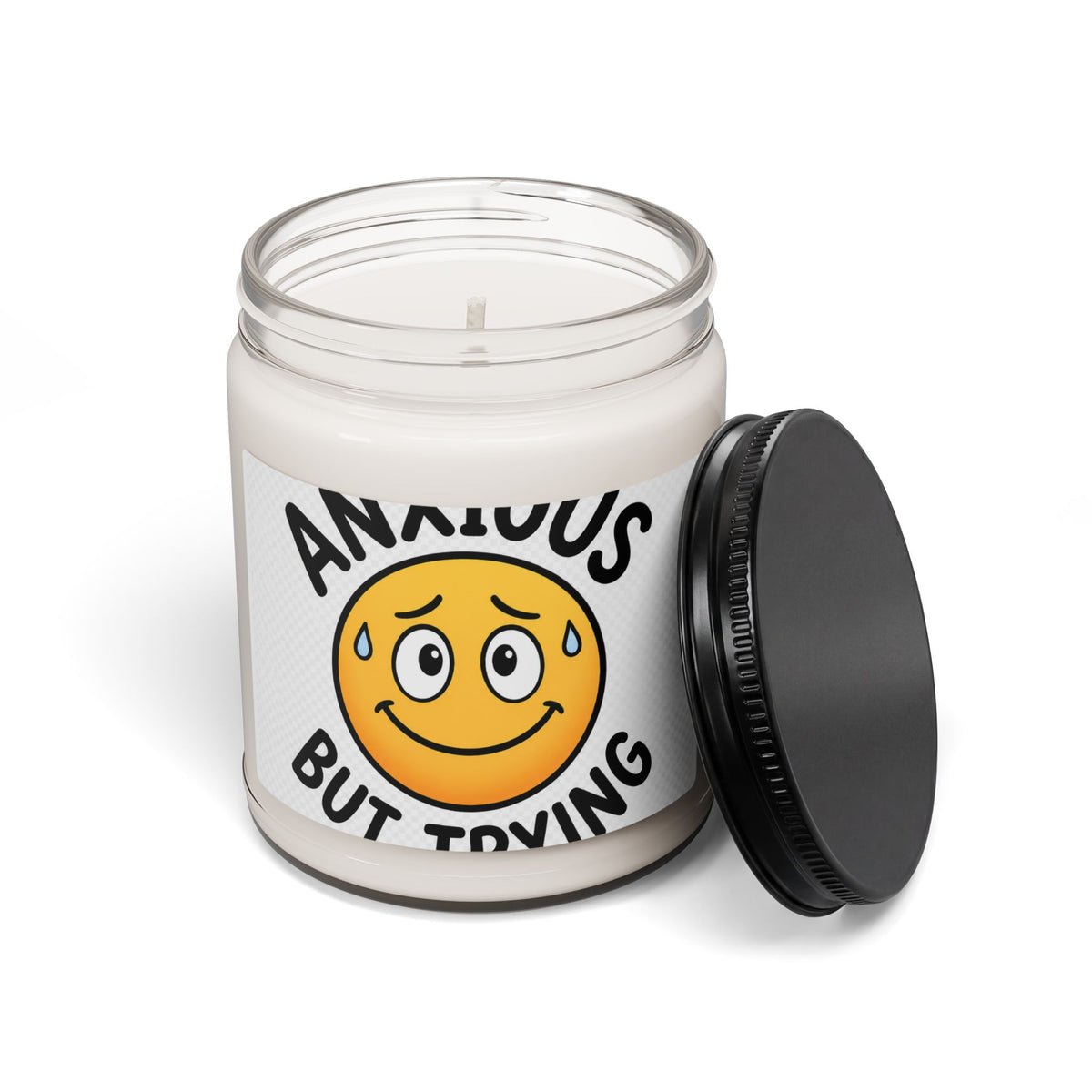 “Anxious But Trying” Scented Soy Candle